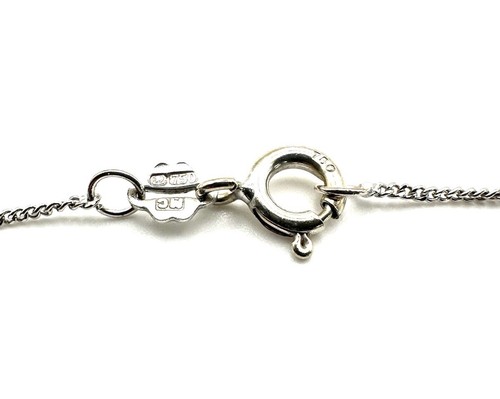 18ct White Gold Diamond Necklace 18K Gold Diamond Pendant + 18K Gold Chain Gift - Picture 11 of 24