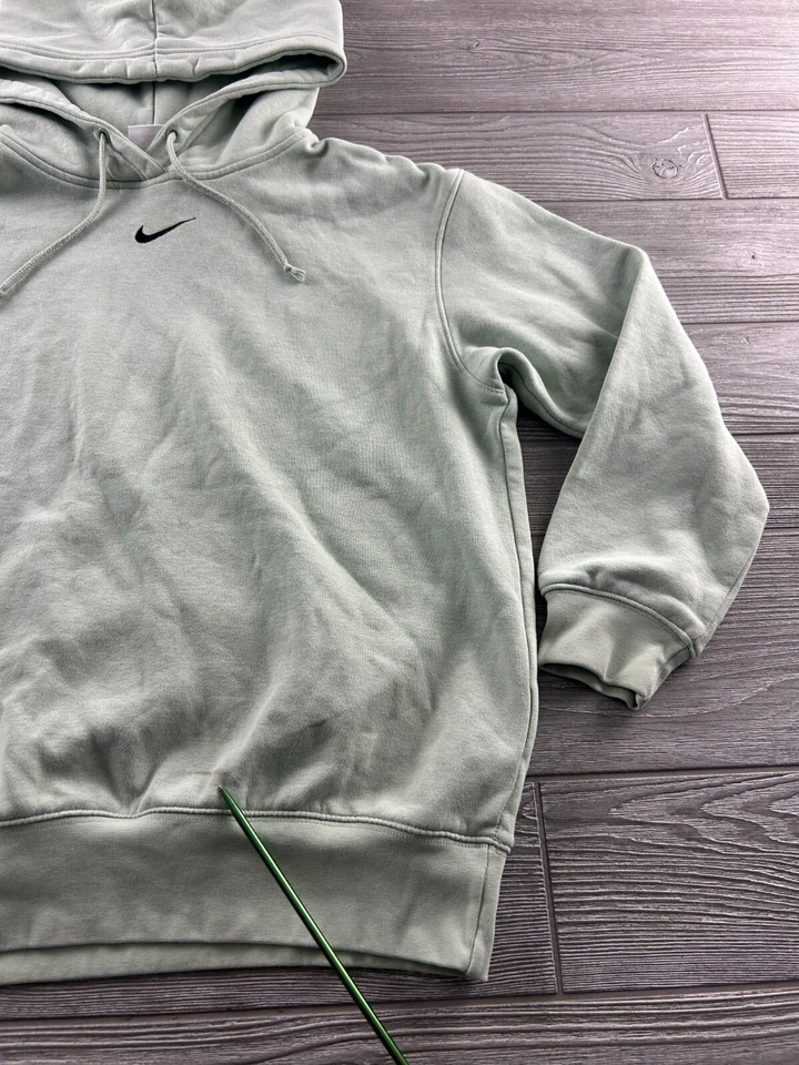 Женский размер XS Nike пуловер толстовка с капюшоном Sportswear морской пены зеленый центр чек - Изображение 3 из 4