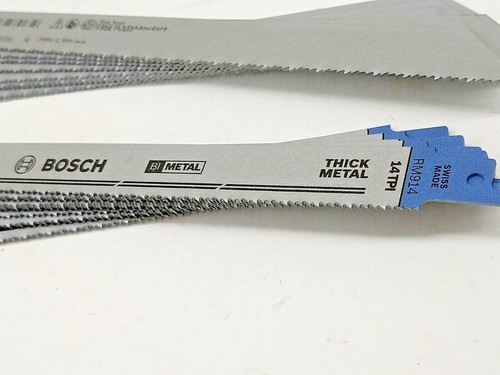 BOSCH RM914 9" L x 14 TPI Metal Cutting Bi-metal Reciprocating Saw Blade - Picture 2 of 2