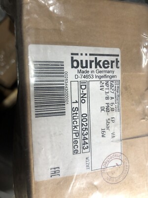 BURKERT type: 6027 PNEUMATIC SOLENOID VALVE 00228488 