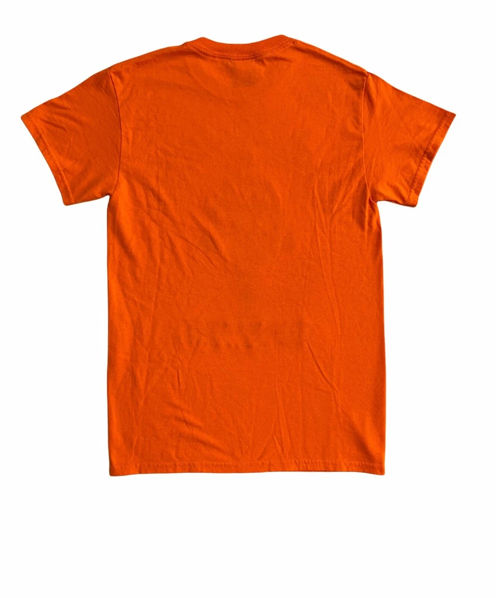 Vintage 90s Gold s Gym T Shirt Neon Orange Made in the USA
