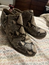 time and tru faux snakeskin heel