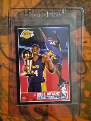 KOBE BRYANT 2009-10 Panini NBA Basketball Stars Sticker Collection #382 MVP