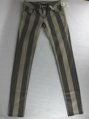 grey striped jeans