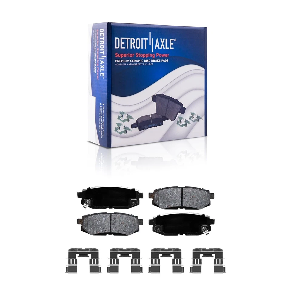 Rotores de freno delanteros traseros pastillas de cerámica para 2013 - 2024 Scion FR-S Subaru BRZ GR86 Foto 4 de 4