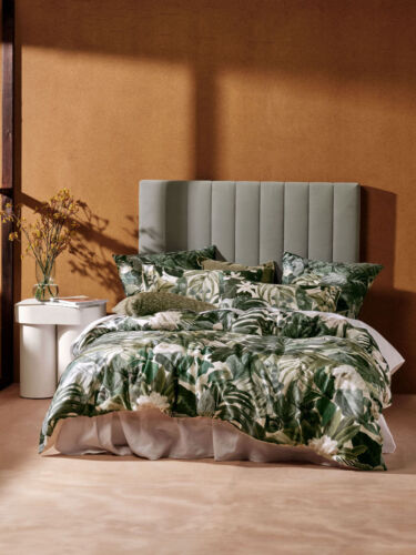 Linen House Greenhouse Green Quilt Cover Set