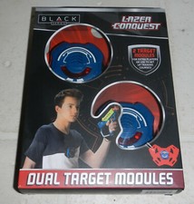 NIP Sharper Image Black Series Laser Lazer Conquest Dual Target Modules Set of 2