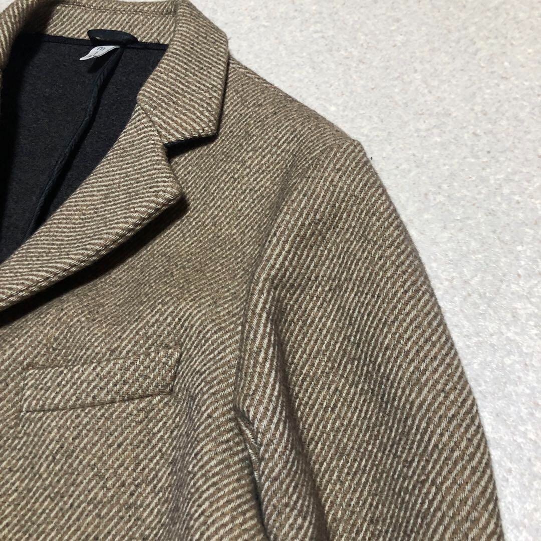 Men's MIU MIU Y2K Archive Chesterfield Coat, Size 50, Brown Men's MIU MIU Y2K Archive Chesterfield Coat, Size 50, Brown