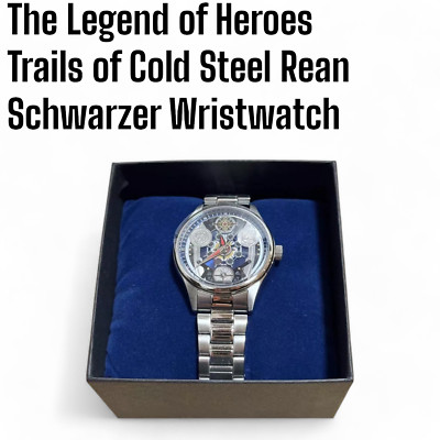 The Legend of Heroes: Trails of Cold Steel Rean Schwarzer Wristwatch NEW w/b F/J
