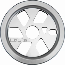 Power Guard CNC Chainring -Silver