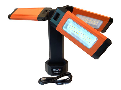 Matco Tools 2000 Lumen Cordless Work Lite 3 Snap in Multi Direction Heads MWLWL2
