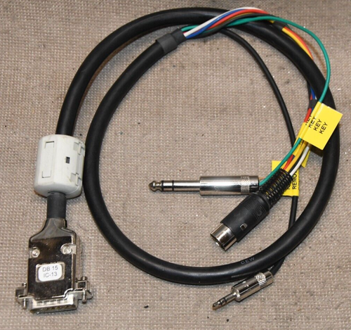NOS Microham DB15 IC13 Schnittstellenkabel für Icom 703 706 7000 7200 7300 7410 9100