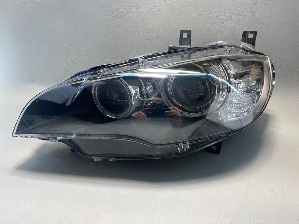 MINT 2008-2014 BMW X5 X6 E70 E71 LEFT HEADLIGHT ADAPTIVE XENON OEM 7287017 Foto 2 de 4
