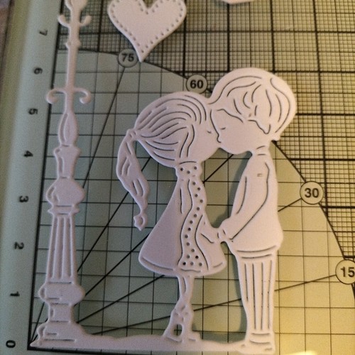6 x Tattered Lace Lamplight Love Die Cut Sets in White - Card Making etc - Picture 2 of 3