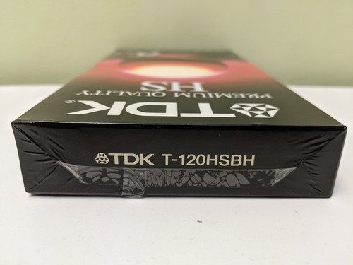 Blank VHS Tape Cassette TDK T-120 Premium Quality 6 Hours Sealed New - Picture 5 of 6