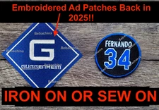 Fernando Valenzuela Patch #34 Plus 2025 Ad Guggenheim Jersey Patch LA Dodgers G