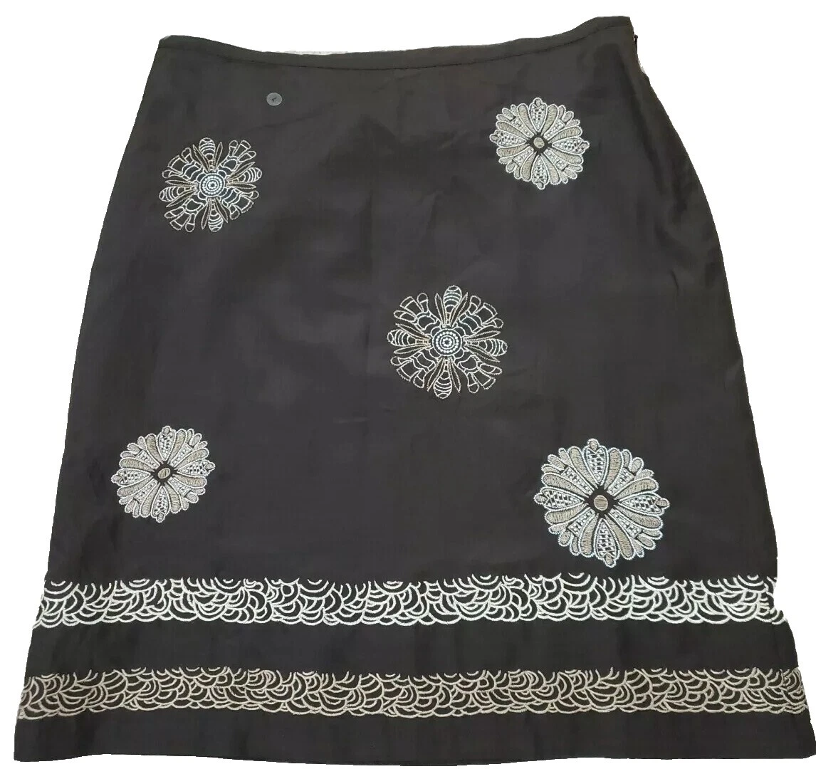 Faldas para mujer Ann Taylor florales de seda