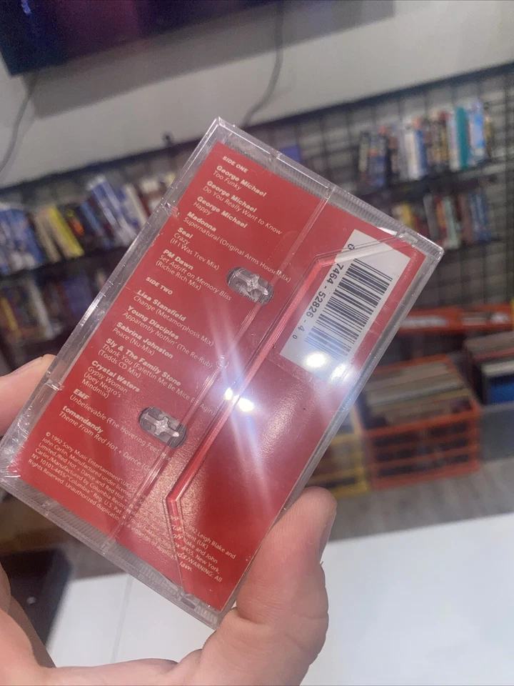 Red Hot + Dance - AIDS Research & Relief Benefit Album - Cassette Tape (1992) - Image 3 of 3