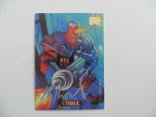 1994 MARVEL MASTERPIECES CABLE CARD SIGNED GREG HILDEBRANDT, COA  POA