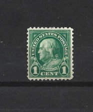 US Stamp-Scott # 552-1c-Mint/LH-OG-1923-Ben Franklin