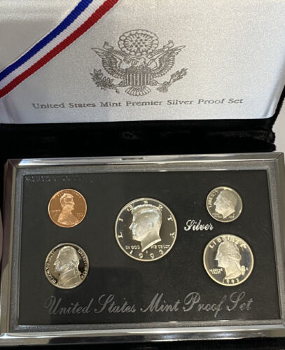 1993 US Mint Premier Silver Proof Set - Picture 2 of 6