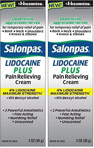 Salonpas Pain Relieving Cream 4% -2 Pack -Exp Date 01-2027 - Picture 1 of 1