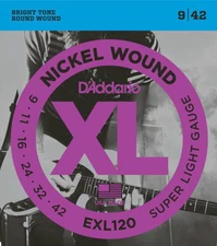 D'Addario EXL120 Electric Guitar Super Lite String Set