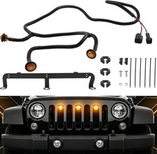 Pre-runner Led Grille Light Bar Kit Fits For Jeep Wrangler Jk 24-door 2007-2018 Pre-runner Led Grille Light Bar Kit Fits For Jeep Wrangler Jk 24-door 2007-2018