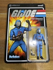 GI Joe COBRA COMMANDER Super7 ReAction Figure Exclusive Vac Metal Unpunched New