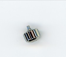 For Tag Heuer 6.6 mm Factory Crown Shiny S/S in color screw down
