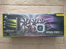 Corsair iCUE H150i RGB PRO XT Liquid CPU Cooler, 360mm radiator, 16 RGB LEDs