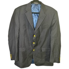 Ralph Lauren Men s Blazer navy blue Gold Button Detail 100 wool size 42L