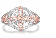 Witches Knot Ring, Handmade Witch’s Return-Knot Protection Ring For Women