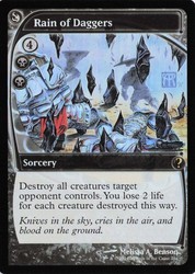 Rain of Daggers (Future Sight) Mystery Booster 2 Foil