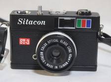    Sitacon ST-3x 35mm Point  Shoot Film Camera   Vintage   Preowned   Untested
