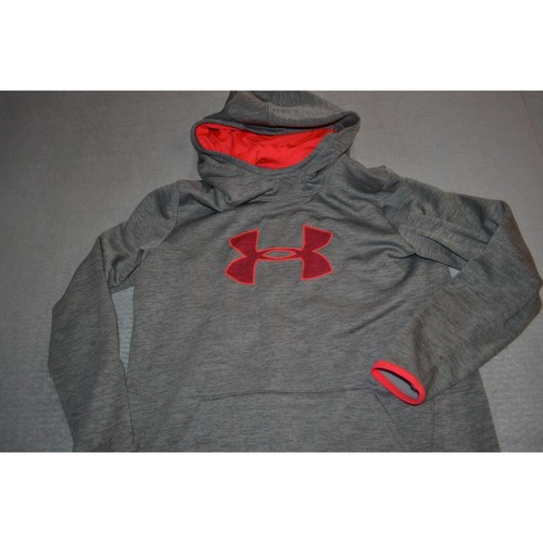 29620 Under Armour Sudadera con Capucha Pullover Gris Poliéster Talla Mediana Niñas Jóvenes - Imagen 7 de 7