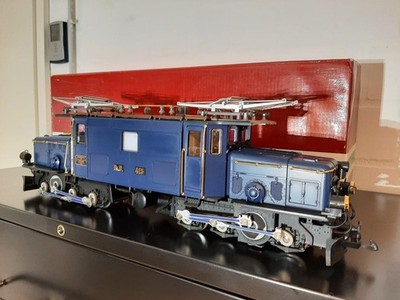 LGB blaue RhB E-Lok Krokodil mit Sound MZS  24402 Alpine Classic Original