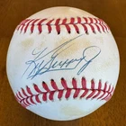 Ken Griffey Jr. Signed Autographed American League Baseball Ball JSA COA Toning