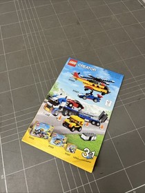 VINTAGE TOY LEGO MANUAL INSTRUCTIONS BOOKLET ART CREATOR 31037
