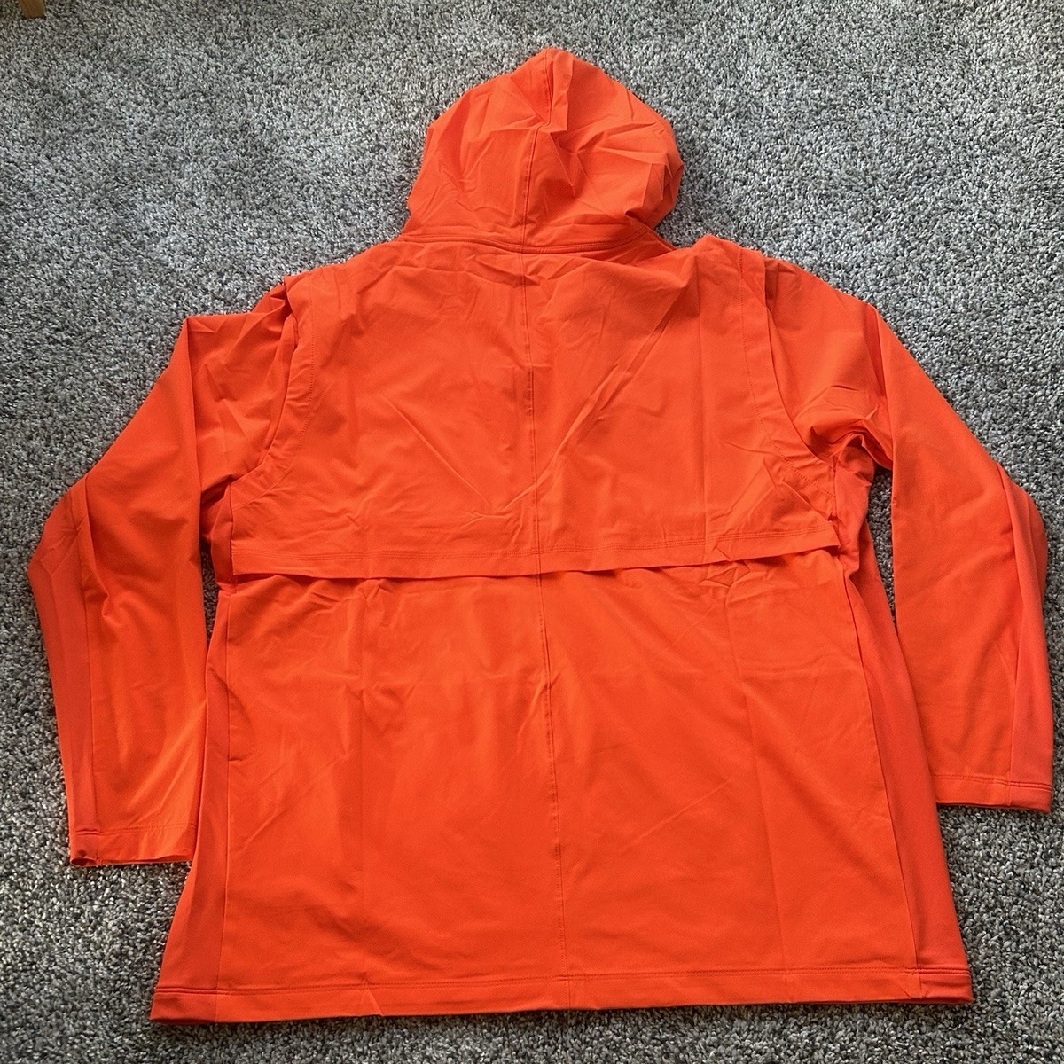 Nike Lightweight Player Half-Zip Training Jacket Orange Mens Size