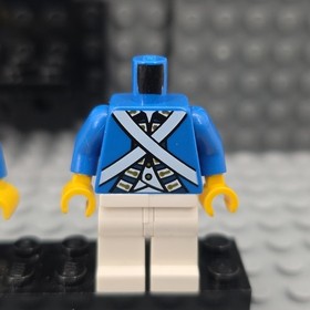 2x Lego Bluecoat Soldier 40158 Imperial Soldiers Pirates III Minifigure No HEADS