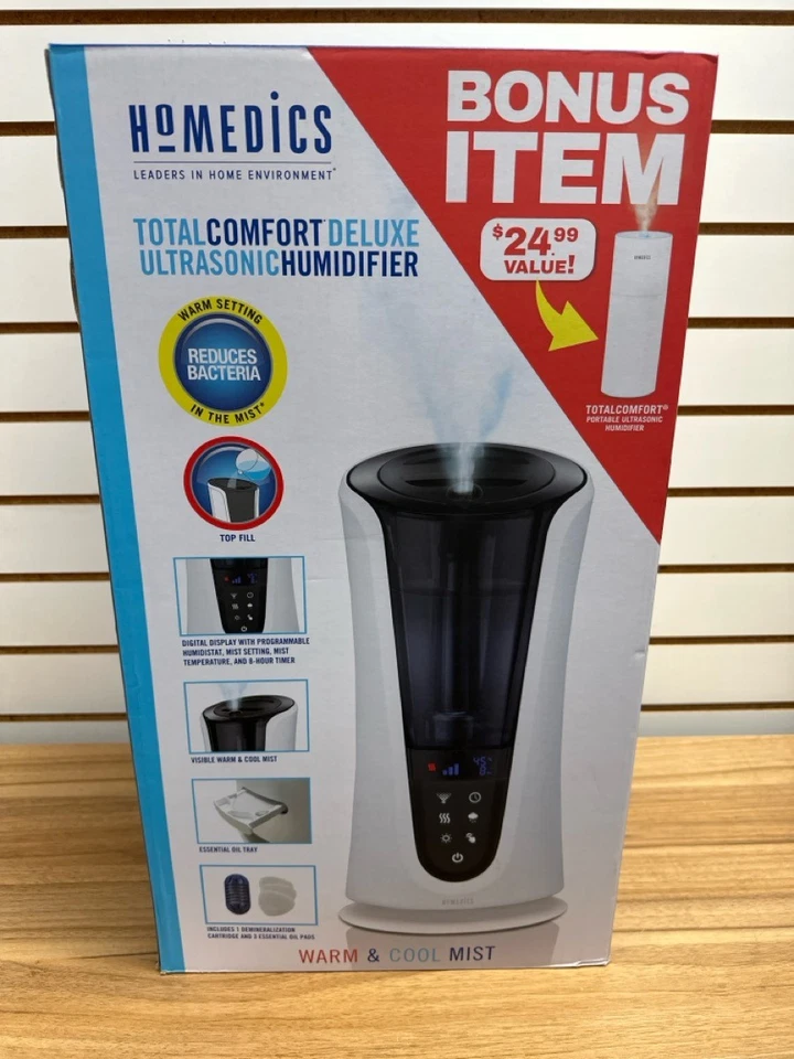 HOMEDICS DELUXE ULTRASONIC HUMIDIFIER (TDW039095) - Image 3 of 4