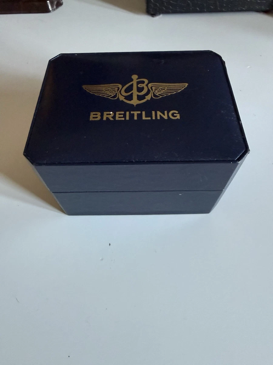 Breitling International Guarantee Warranty & Box-1989.SERIAL NUMBER BLANK!!