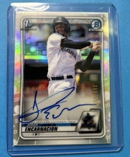 2020 Bowman Chrome Refractor JERAR ENCARNACION GIANTS RC 499/499 CPA-JE