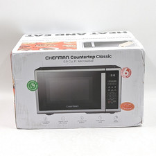 Chefman Countertop Microwave Oven 0.9Cu ft Digital Stainless Steel 900W