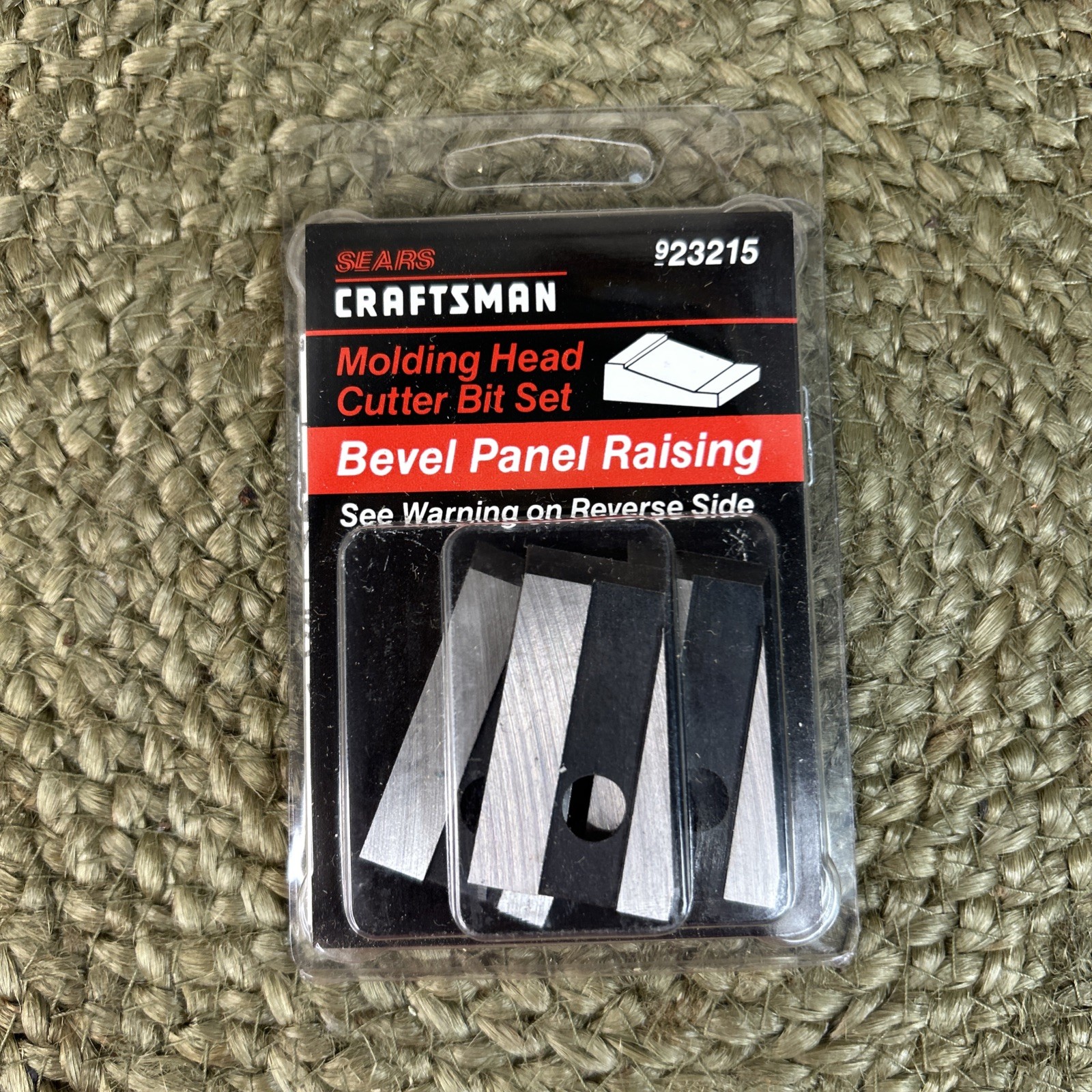 Craftsman Wood Molding Head Cutter Bits Bevel Panel Raising 92315 NIP