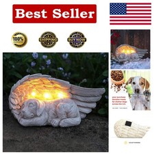 Forever My Guardian Angel Dog Memorial Solar Light - Cherish Happy Memories