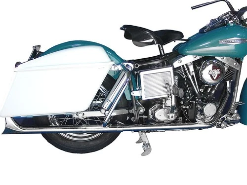 1970-1984 Harley Davidson SHovelhead True Dual Exhaust Pipes System Fishtail 30"