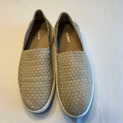 ALDO Woven Slip-On Sneakers Beige Men's Size 8 (EUR 41)