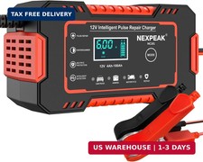 Car Battery Charger, 12V 6A Smart Battery Trickle Charger Automotive Battery Mai
